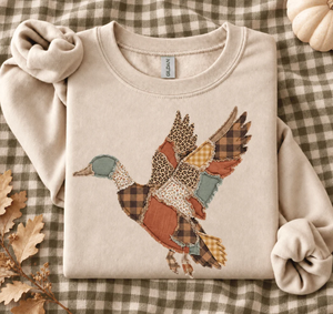 Gigis Faux Patchwork Mallard Sweatshirts (made 2 order) LC