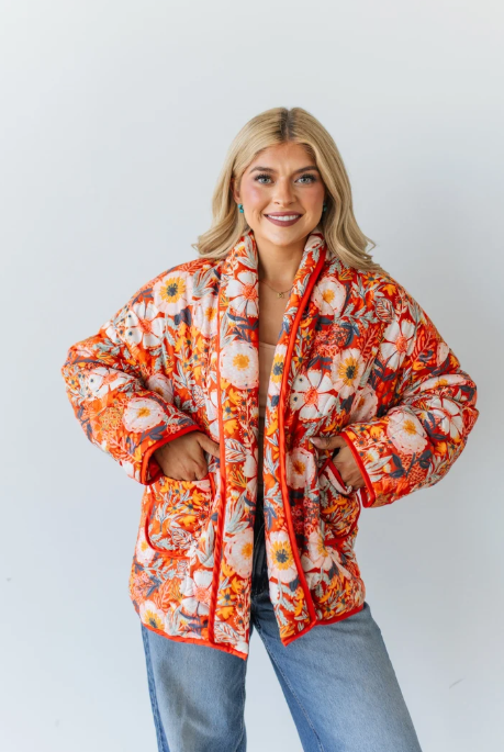 Polly Poppie Quilted Jacket