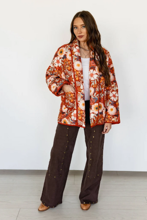 Polly Poppie Quilted Jacket