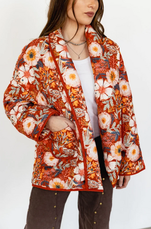 Polly Poppie Quilted Jacket
