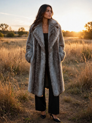 Untamed Luxury Long Faux Fur Coat