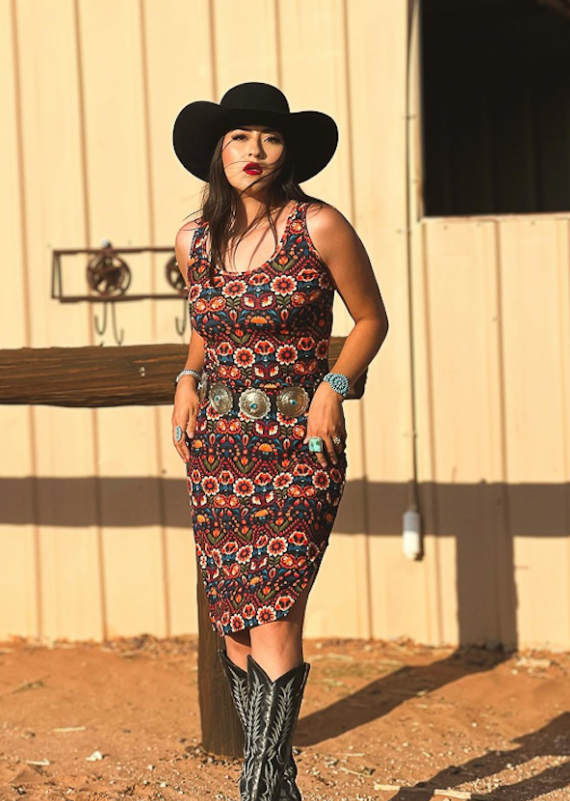 Easy On The Eyes Floral Printed Midi Dress Small