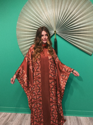 Lady The Brand - London Bronze Garden Long Kaftan