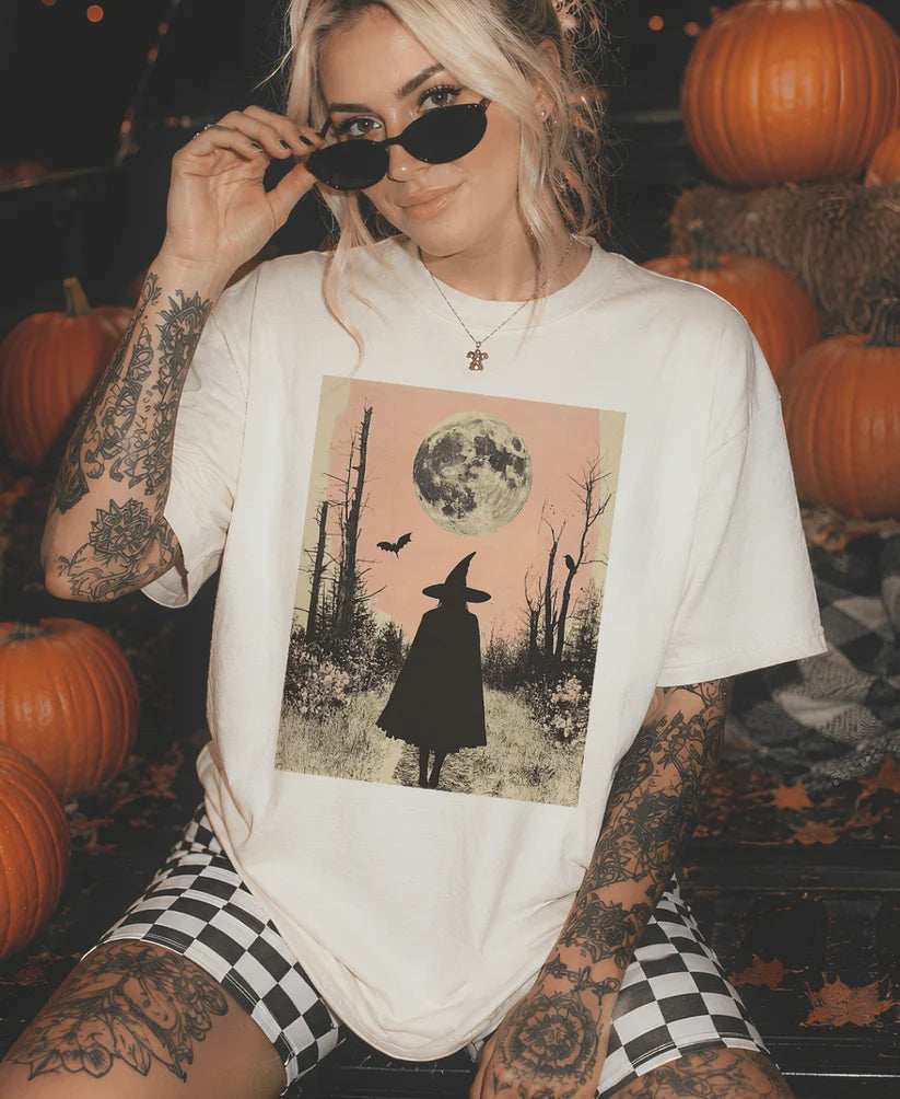 Batty After Dark Disco Pop Halloween - Cream Tees and Sweatshirts (made 2 order) LC