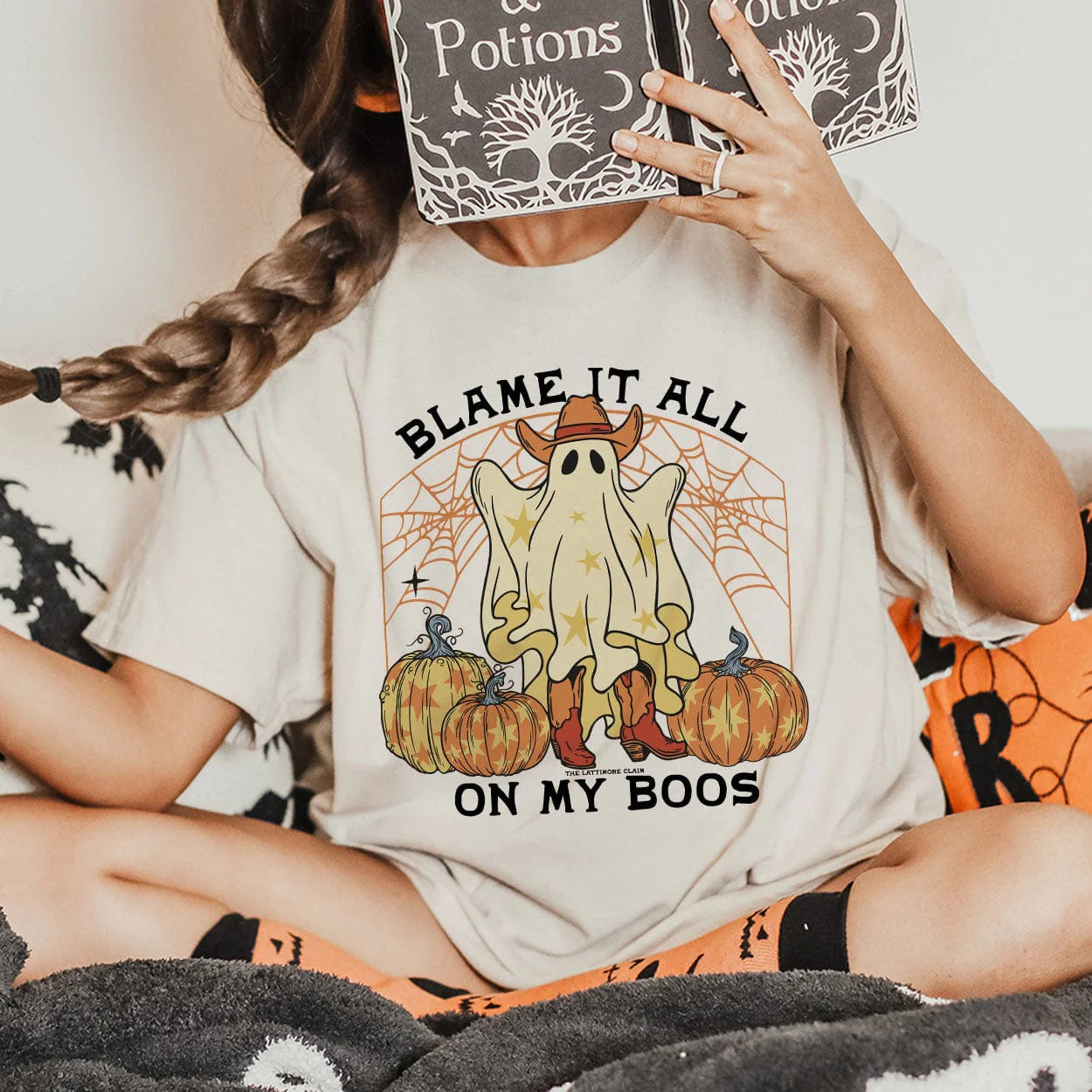 Blame It All On My Boos Graphic Tee (made 2 order) LC