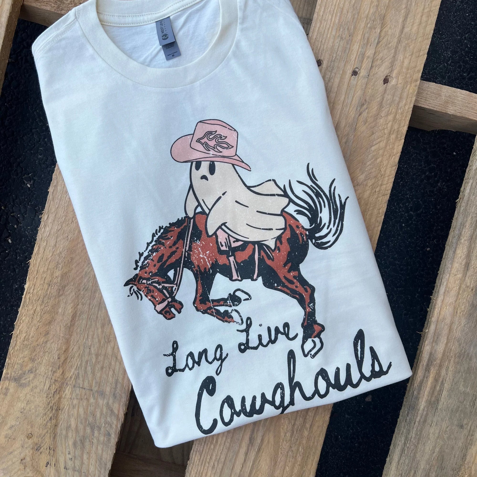 Long Live Cowghouls Bucking Horse Graphic Tee (made 2 order) LC