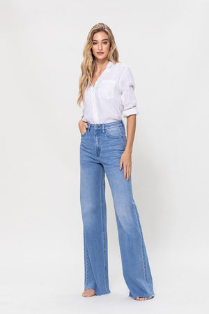 One Step Ahead High Rise Non Distressed Wide Leg Jeans (DS) FG VFM