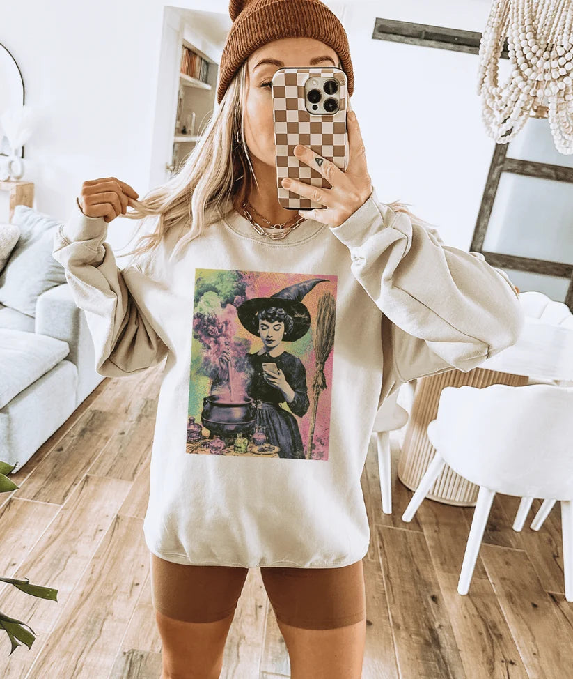 Coffin Break Disco Pop Halloween - Cream Tees and Sweatshirts (made 2 order) LC