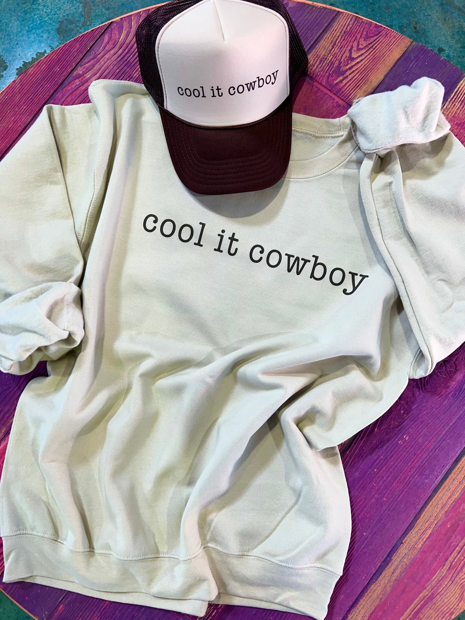 Cool It Cowboy Graphic Tee Or Sweatshirt (made 2 order) LC