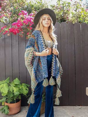 Dream Weaver Crochet Ruana Wrap Kimono
