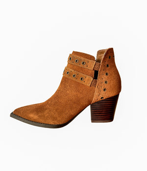 Elsa Leather Ankle Boot in Tan ( DS) NM