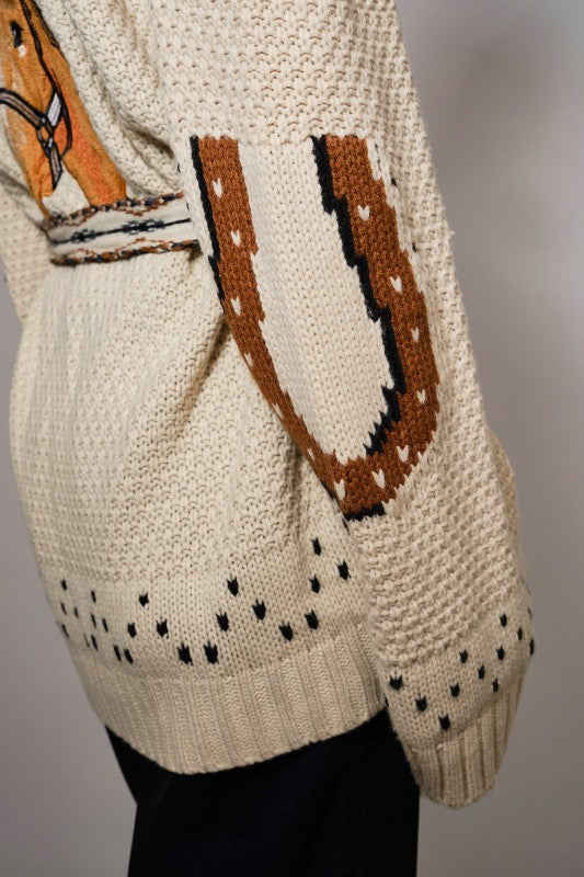High Horse Western Cardigan - Lil Bee's Bohemian