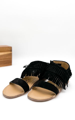 Fringe Star Sandal in Black ( DS) NM