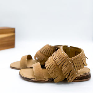 Fringe Star Sandal in Tan (DS) NM