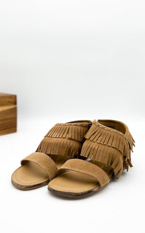 Fringe Star Sandal in Tan (DS) NM