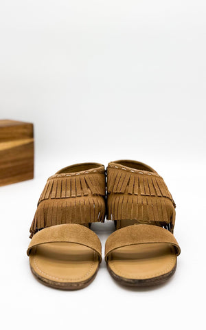 Fringe Star Sandal in Tan (DS) NM