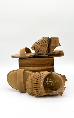 Fringe Star Sandal in Tan (DS) NM