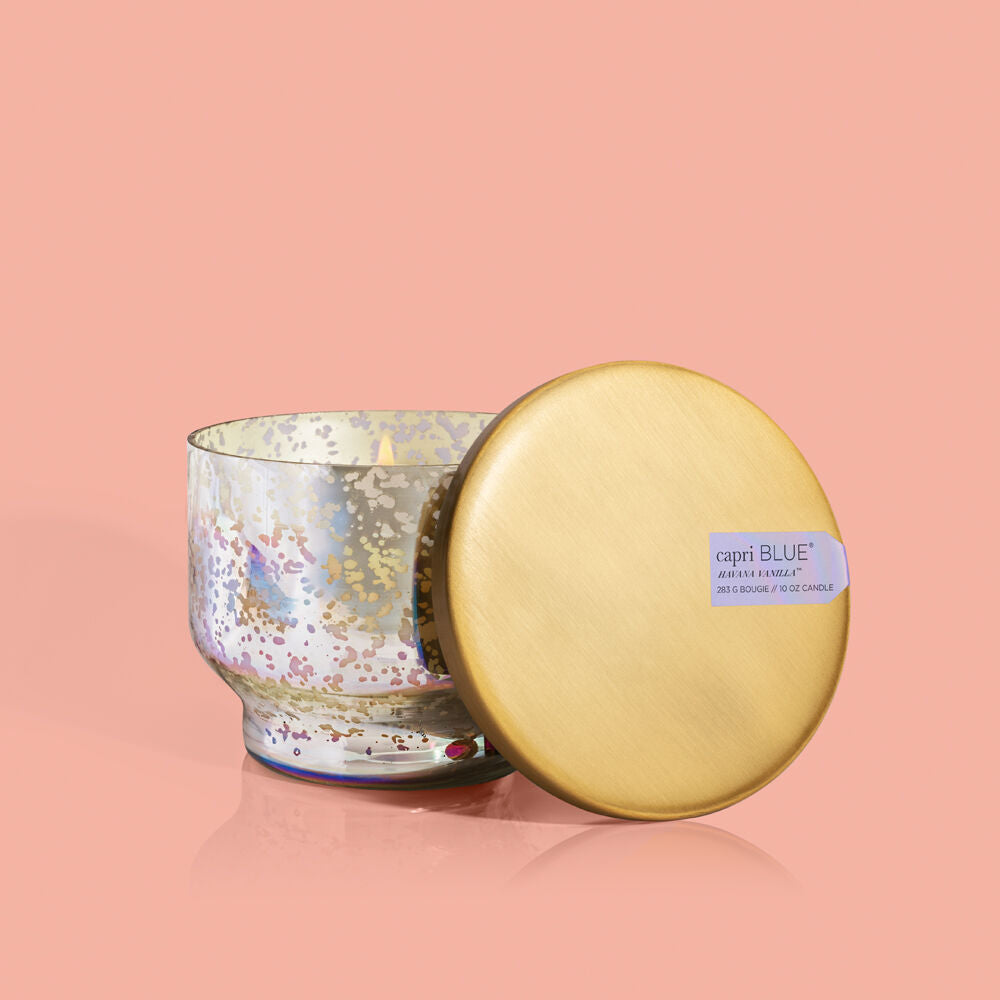 Mercury Iridescent Inverted 10 oz Jar - Coconut Santal
