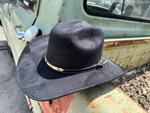 The Nomad Western Cattleman Hat ~ Black