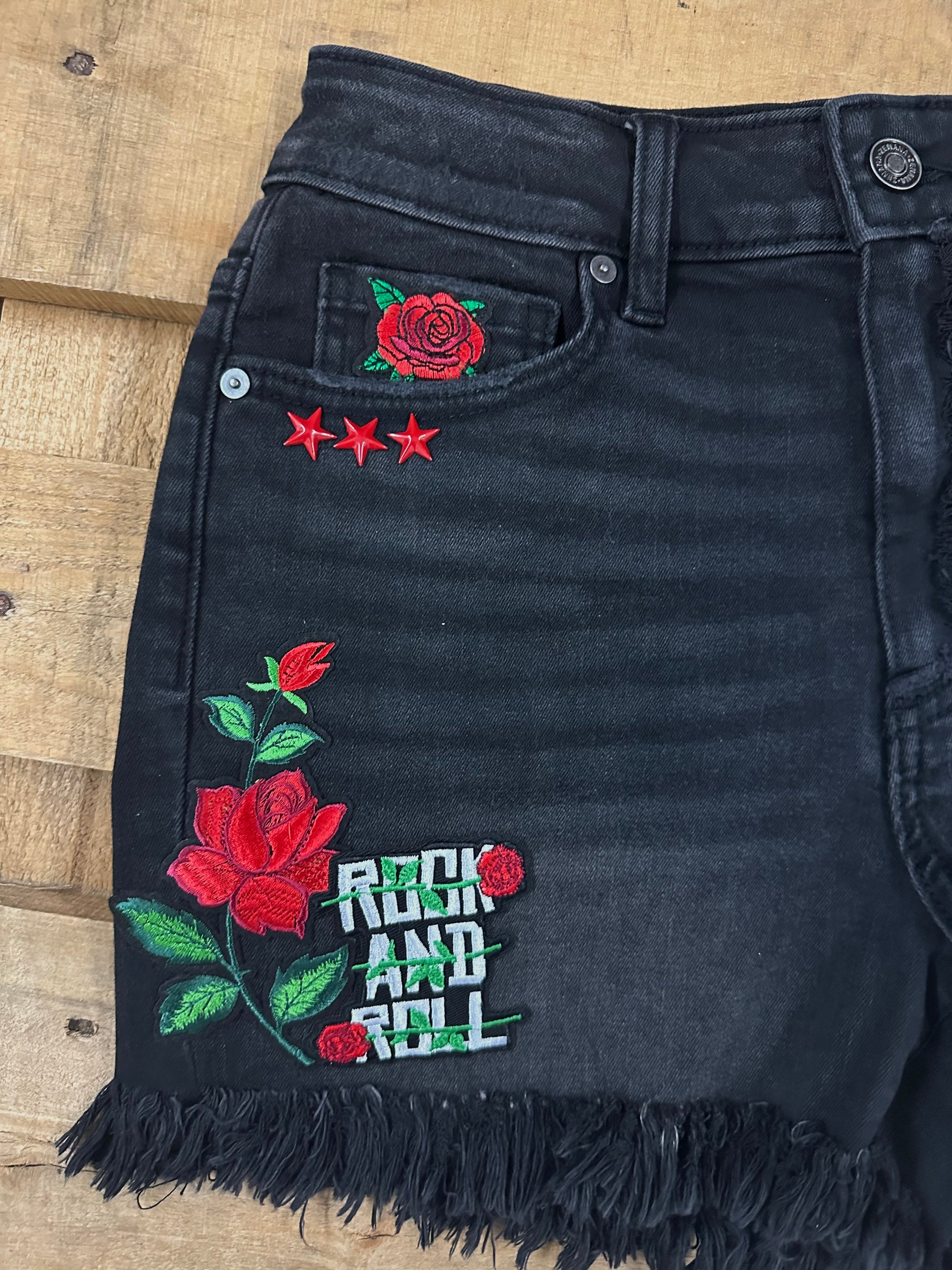 Rock & Roll Patch Add On To Denim