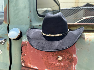 The Nomad Western Cattleman Hat ~ Black