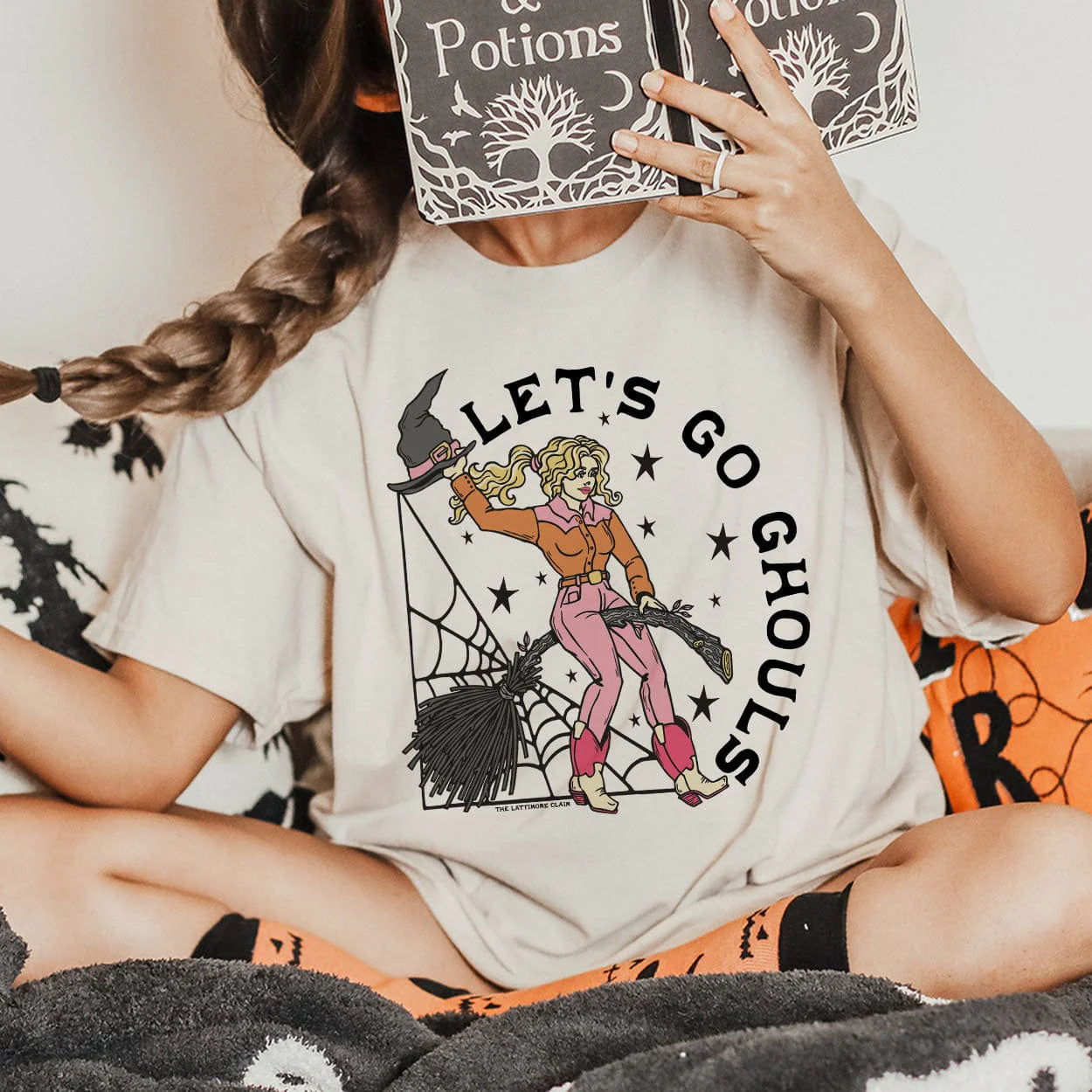Let's Go Ghouls Country Girl Graphic Tee (made 2 order) LC