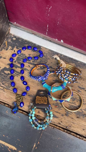 Tangled Up In Blue Jewelry Set