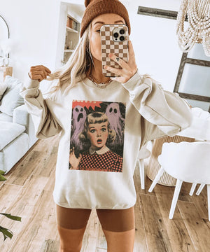 Too Cute To Curse Disco Pop Halloween - Cream Tees and Sweatshirts (made 2 order) LC