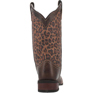 Astras Tan Leopard Leather Boots (DS)
