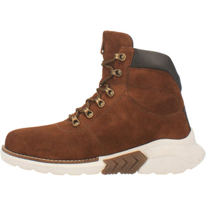 Traffic Zone Whiskey Suede Leather Boots (DS)