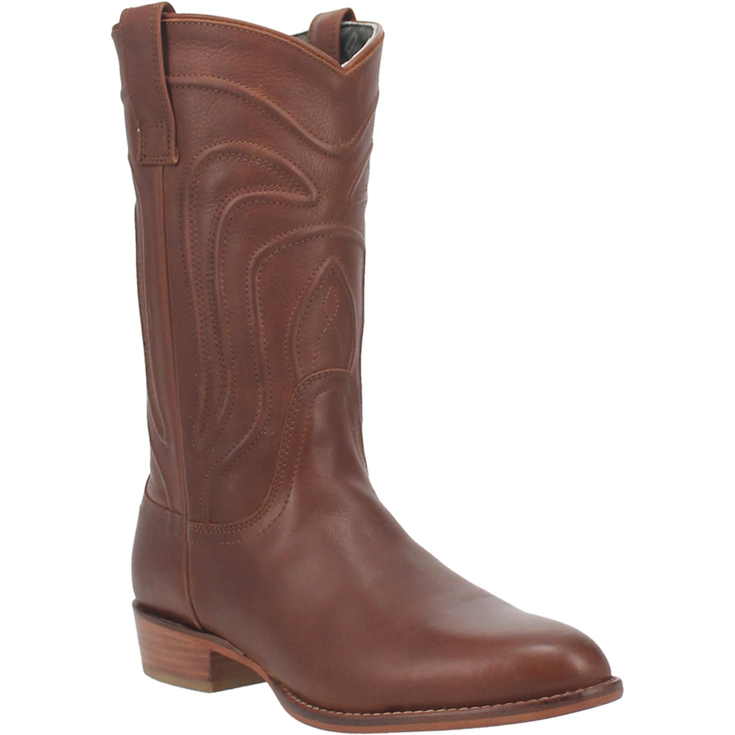 Montana Dan Post Mens Montana Almond Toe Boot BROWN (DS)