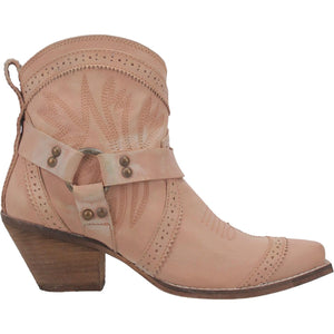 Gummy Bear Natural Leather Western Stitched Harness Booties (DS)