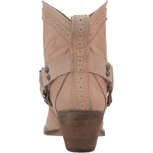 Gummy Bear Natural Leather Western Stitched Harness Booties (DS)