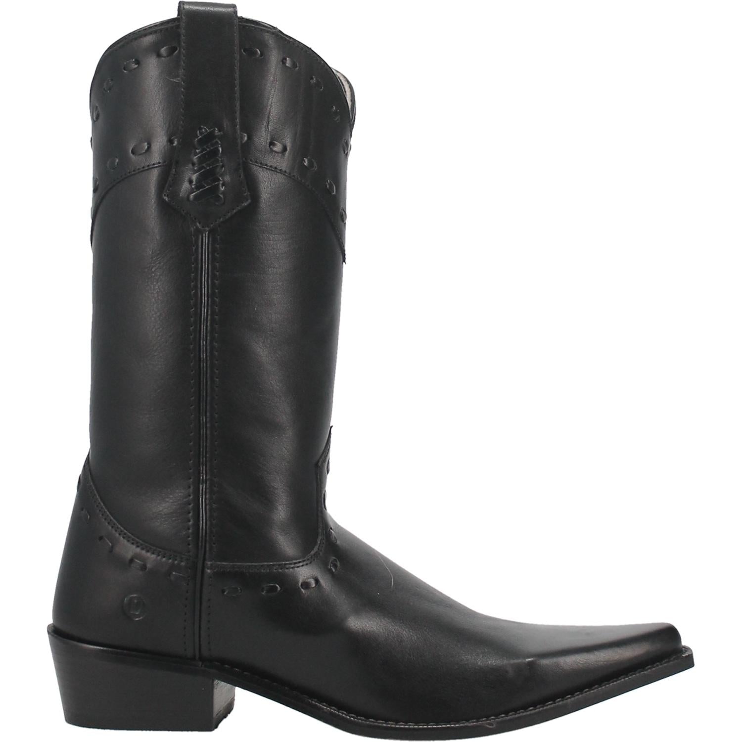 StageCoach Black Leather Braided Boots (DS)