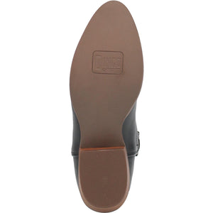 Seguaro Black V Cut Leather Boots (DS)