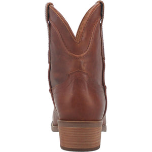 Seguaro Brown V Cut Leather Boots (DS)