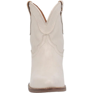 Seguaro White V Cut Leather Boots (DS)