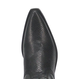 Dodge City Black Leather Detailing Boots (DS)