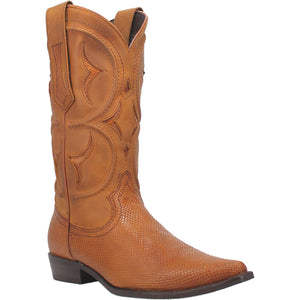 Dodge City Tan Leather Detailing Boots (DS)