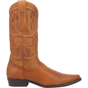 Dodge City Tan Leather Detailing Boots (DS)