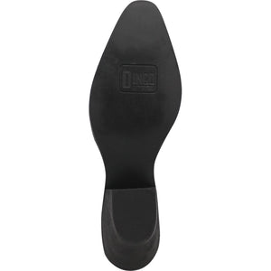 Lady's Night Black Leather Heel Booties (DS)