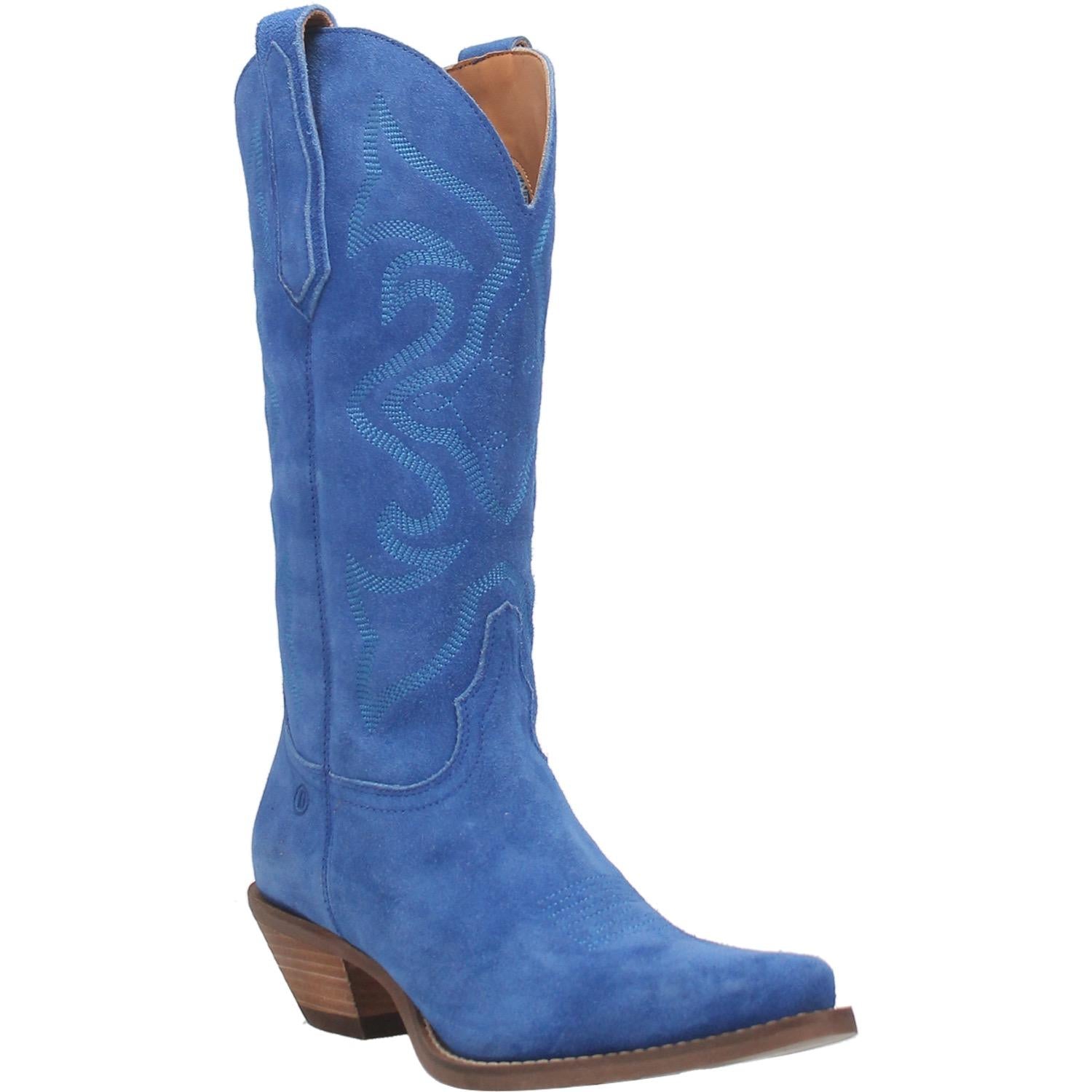 Homeward Bound Electric Cobalt Blue Suede Boots DS 9.5