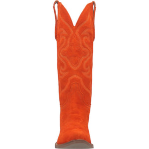 Homeward Bound Orange Suede Boots (DS) ~ BACKORDER 11/15