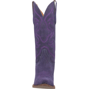 Homeward Bound Plum Suede Boots (DS)