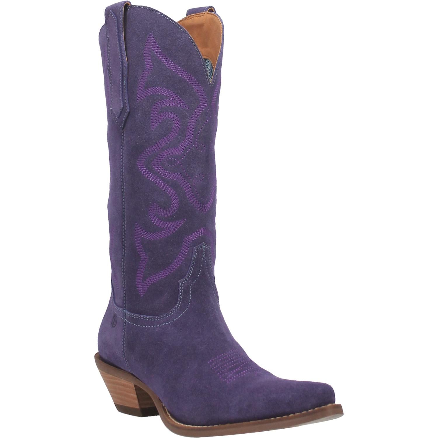 Homeward Bound Plum Suede Boots (DS)