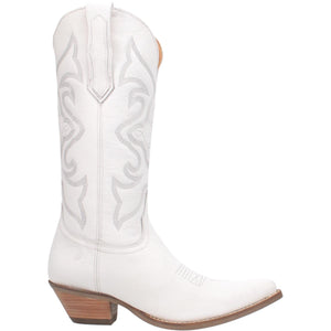 Homeward Bound White Smooth Leather Boots (DS)