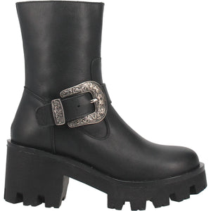 Boot Hill Black Antique Buckle Boots (DS)