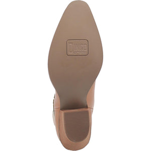 Let'Er Buck Camel/Mint Cowboy Design Leather Boots (DS)