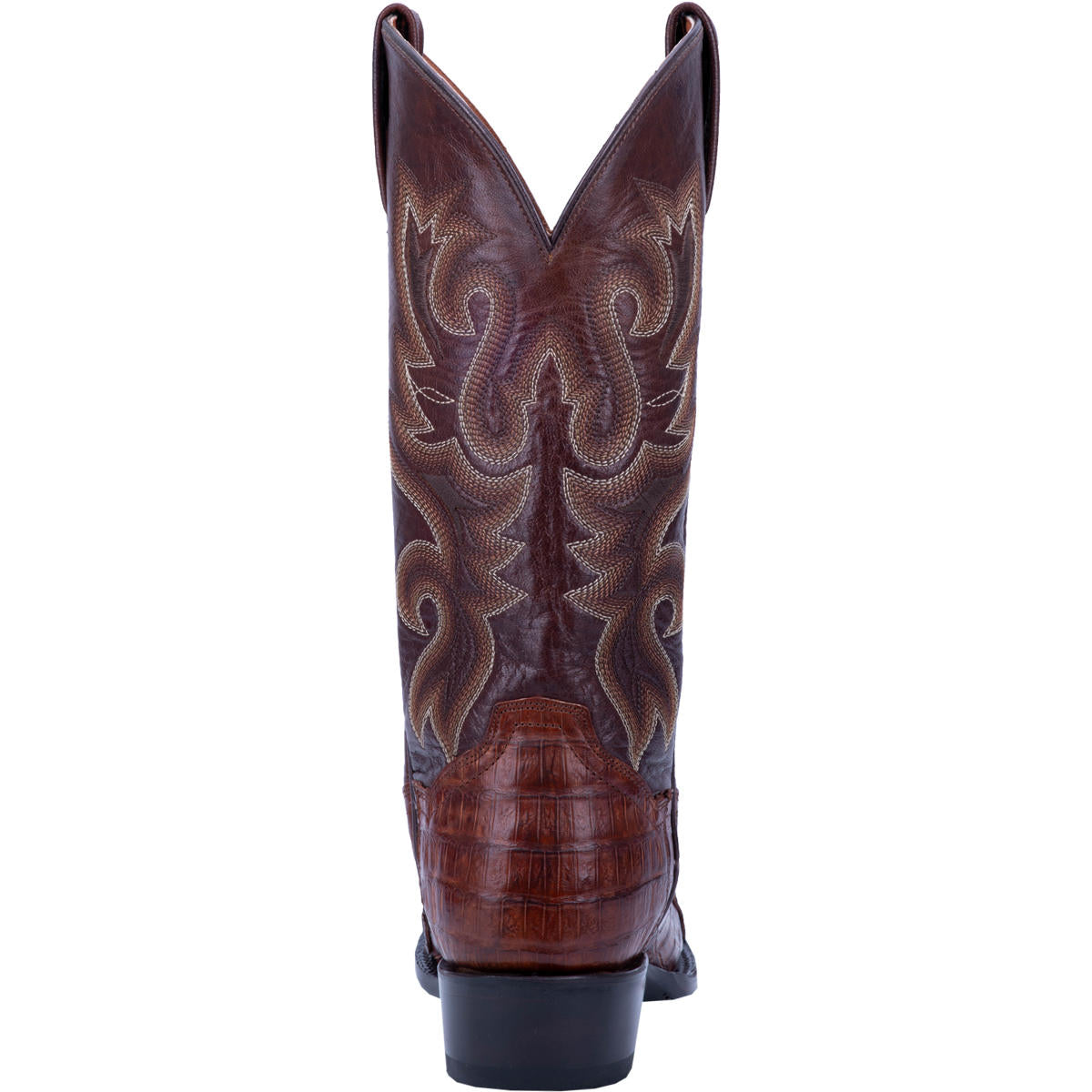 Bayou Dan Post Mens Caiman Cowboy Square Toe Boot BRASS (DS  display picture 3