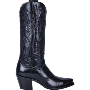 Maria Black Stitched Leather Boots  (DS)